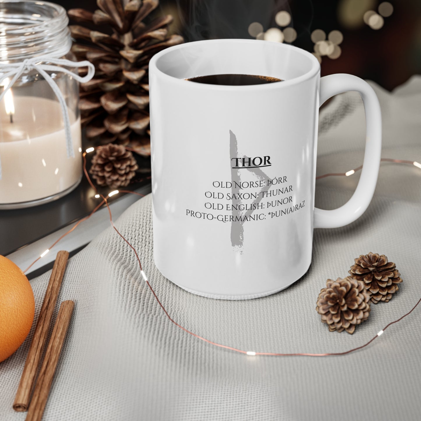 Thor, Ceramic Coffee Cup (white)