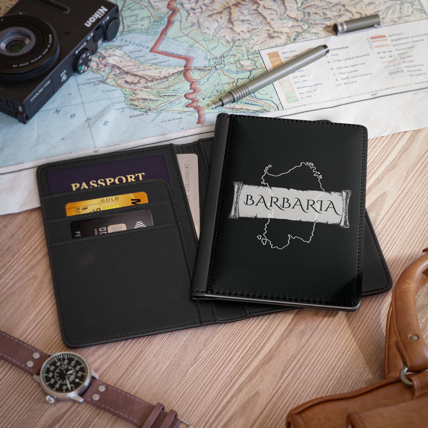 Barbaria, Passport Cover