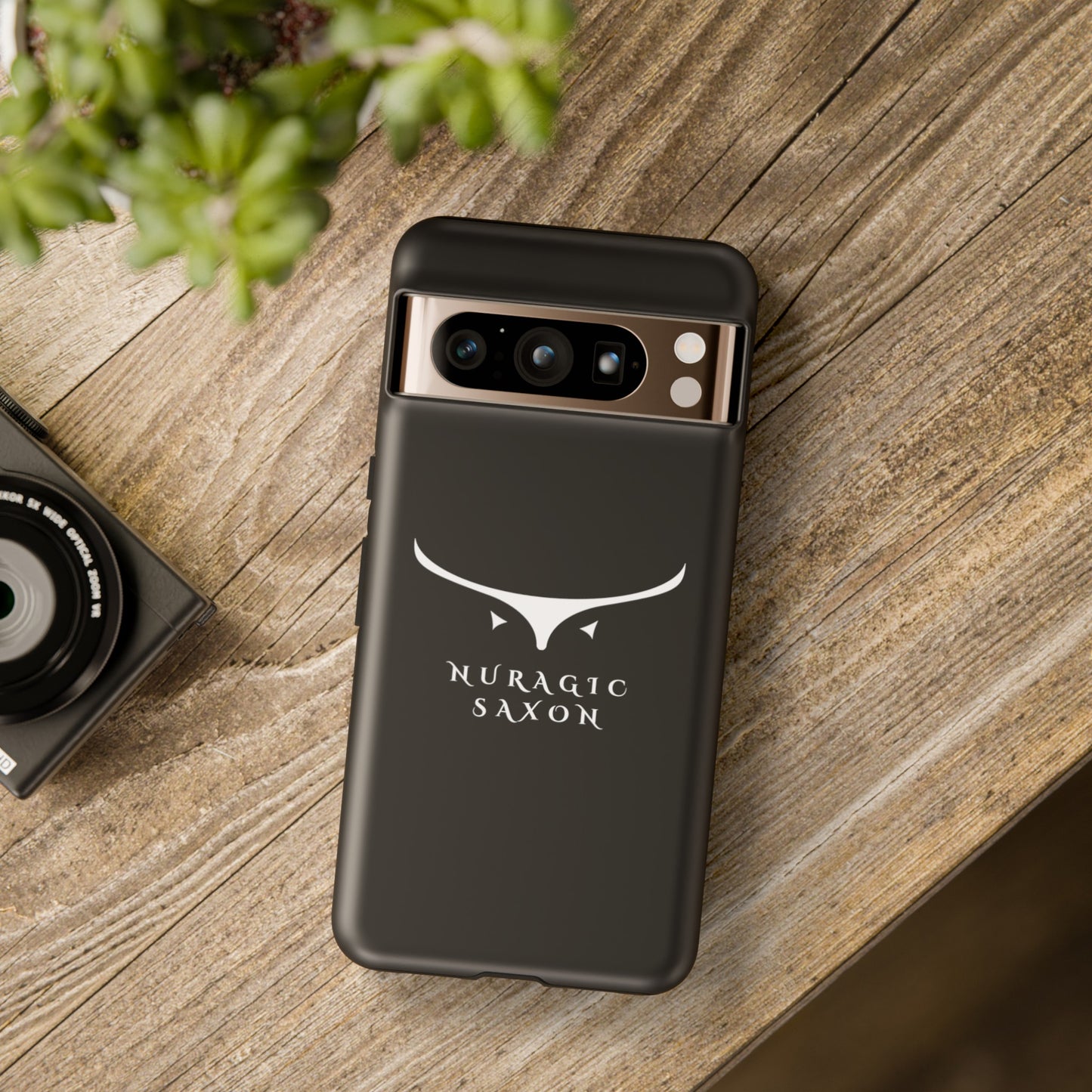 Nuragic Saxon, Tough Phone Cases (Black)