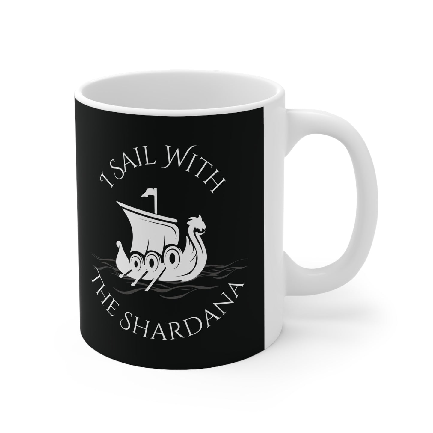 Shardana, Ceramic Coffee Cup (black)