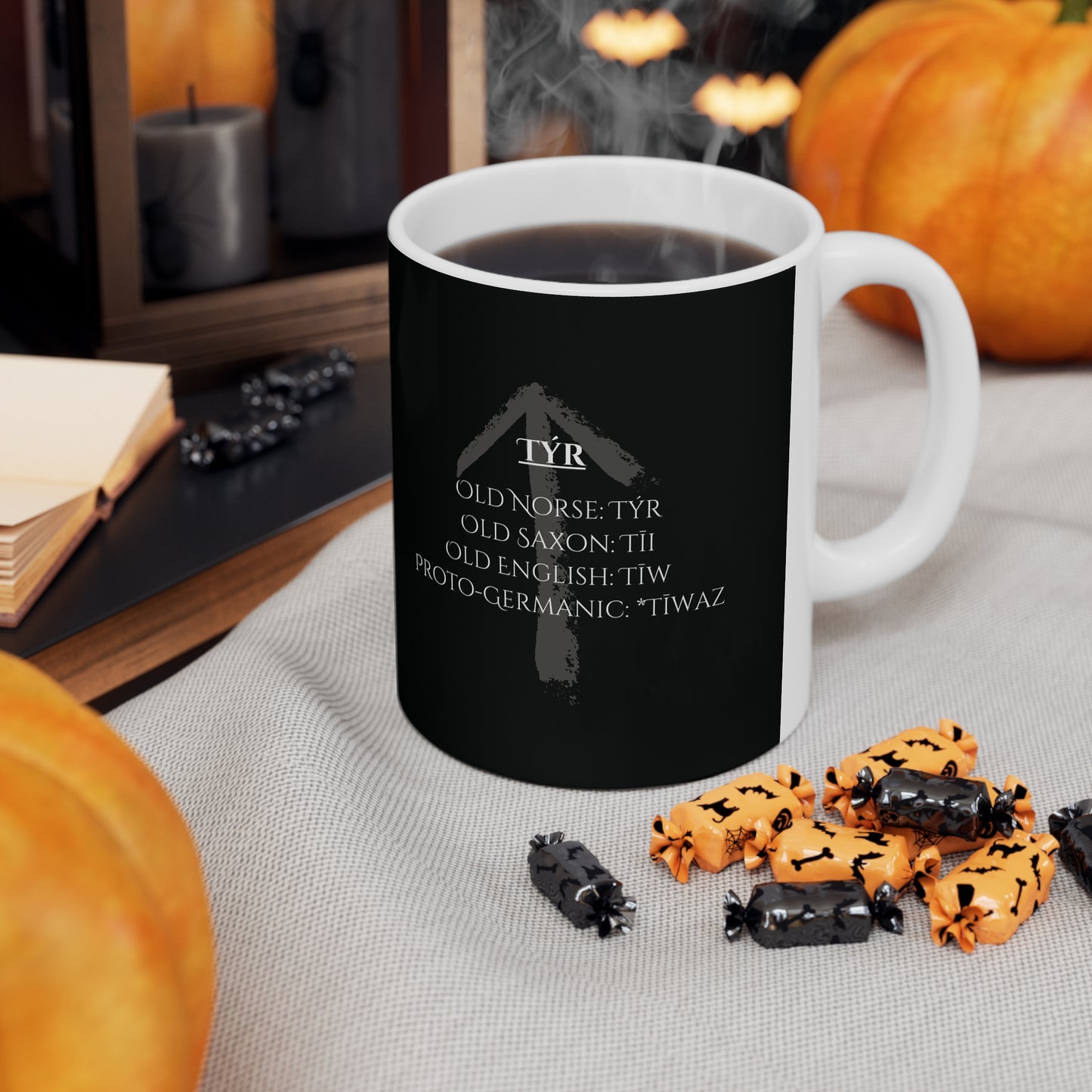 Tyr, Ceramic Coffee Cup (black)