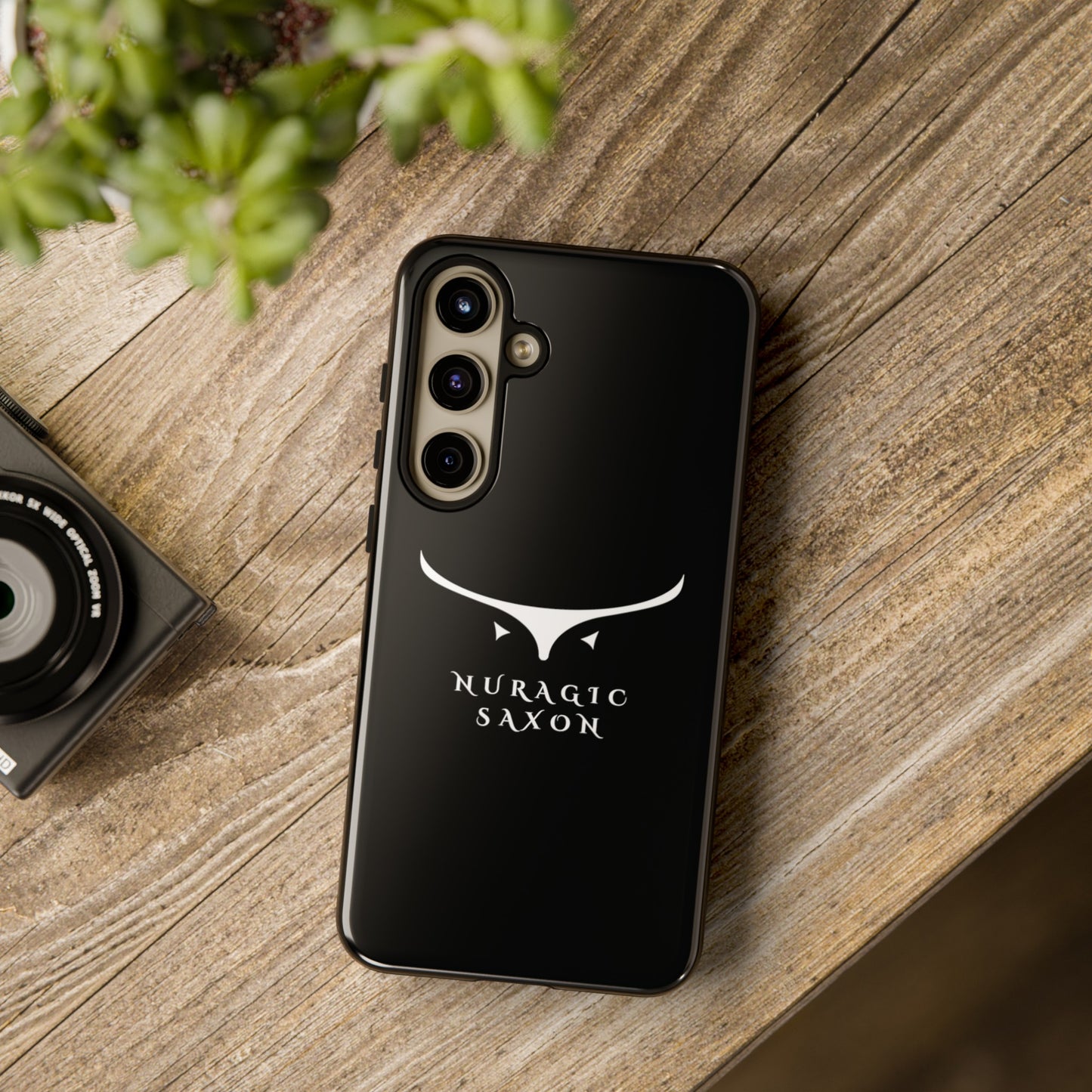 Nuragic Saxon, Tough Phone Cases (Black)