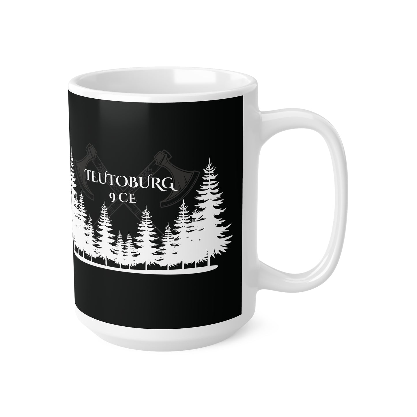 Teutoburg, Ceramic Coffee Cup (black)