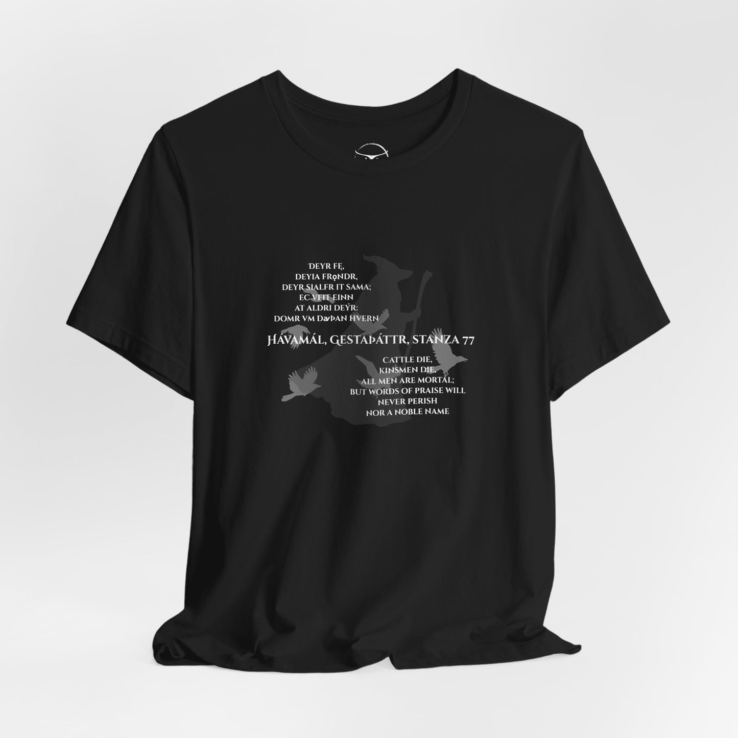 Hávamál - Stanza 77, Unisex Jersey T-shirt