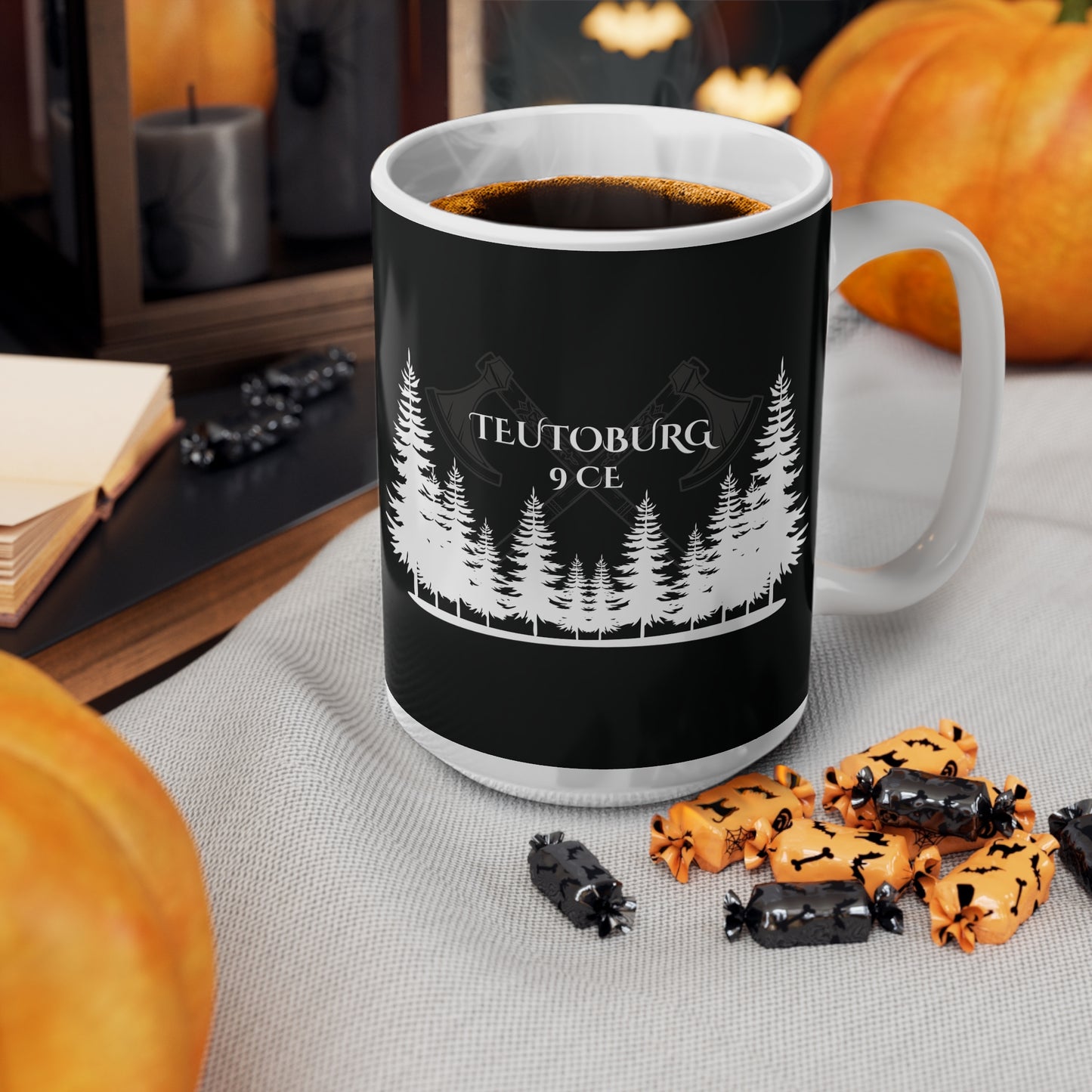 Teutoburg, Ceramic Coffee Cup (black)