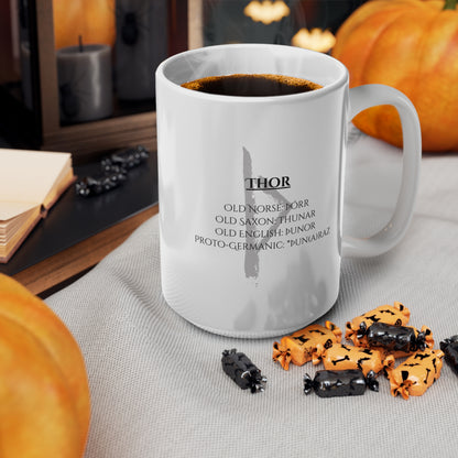 Thor, Ceramic Coffee Cup (white)