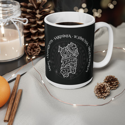Sardinia, Ceramic Coffee Cup (black)