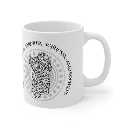 Sardinia, Ceramic Coffee Cup (white)