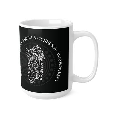 Sardinia, Ceramic Coffee Cup (black)