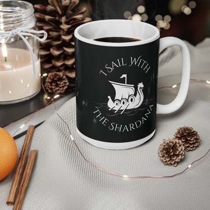 Shardana, Ceramic Coffee Cup (black)