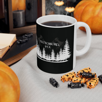 Teutoburg, Ceramic Coffee Cup (black)