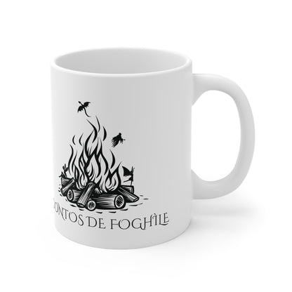 Contos de Foghìle, Ceramic Coffee Cup (white)