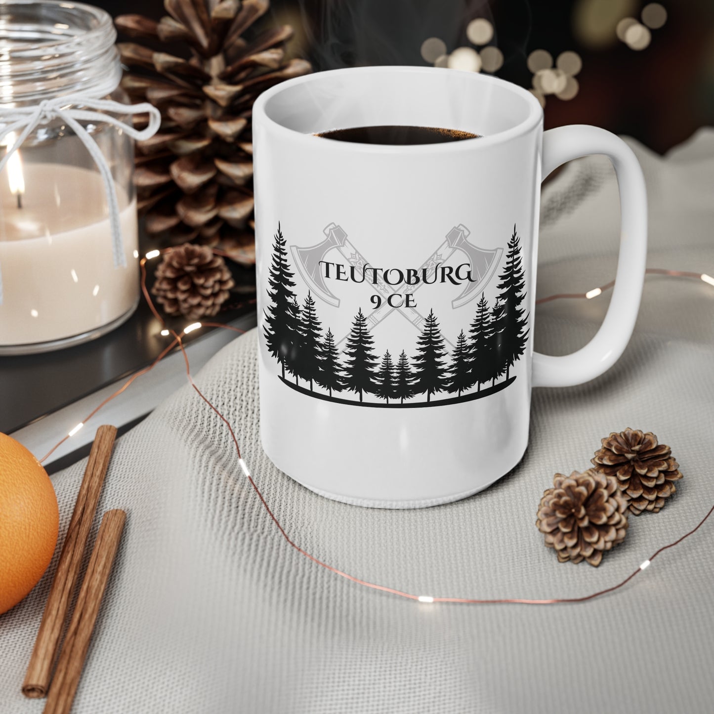 Teutoburg, Ceramic Coffee Cup (white)