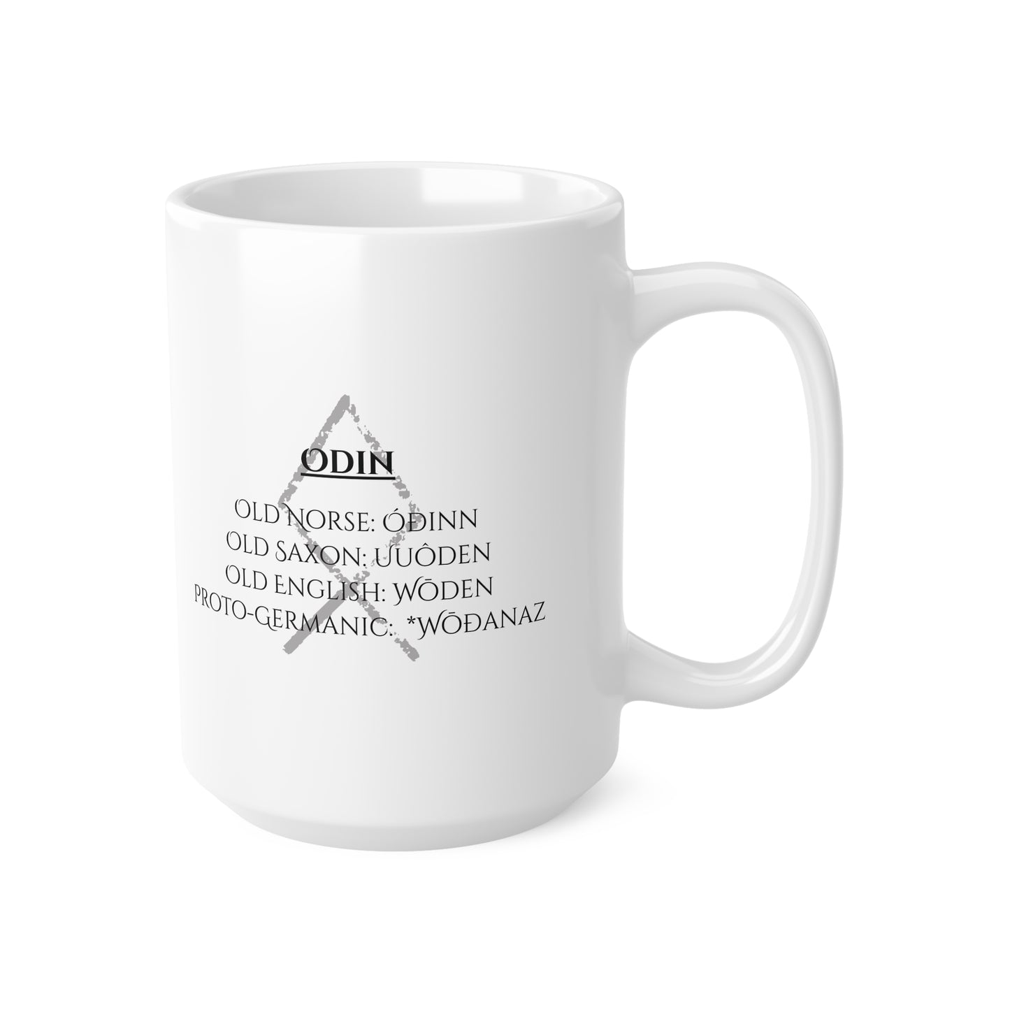 Odin, Ceramic Coffee Cup (white)