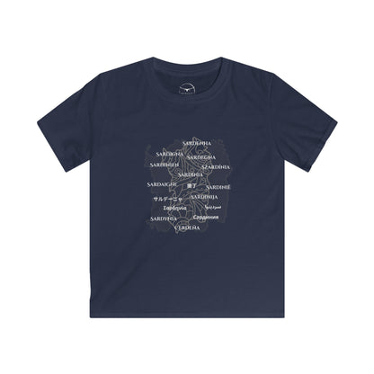 Multilingual Sardinia, Kids T-shirt