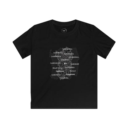 Multilingual Sardinia, Kids T-shirt