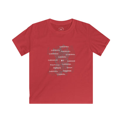 Multilingual Sardinia, Kids T-shirt