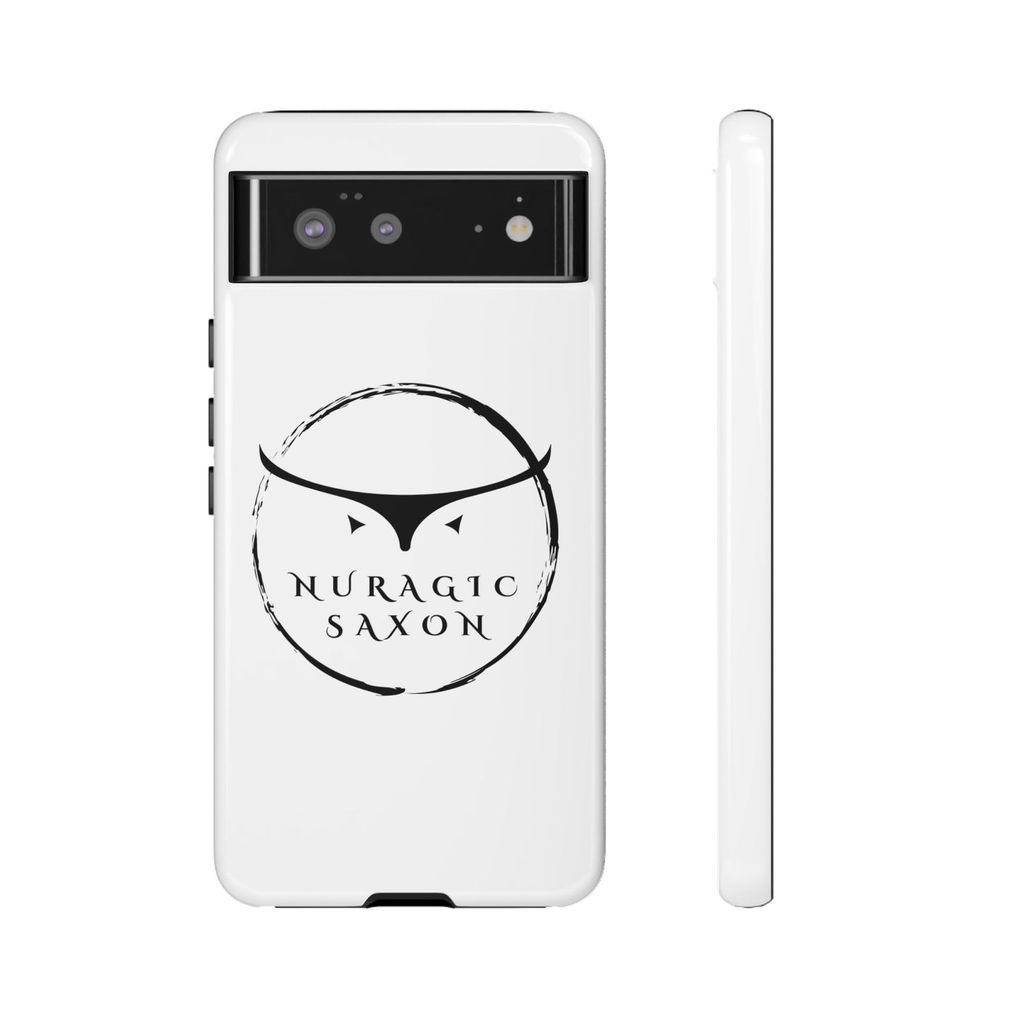 Nuragic Saxon, Tough Phone Cases (White)