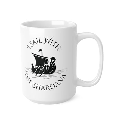 Shardana, Ceramic Coffee Cup (white)