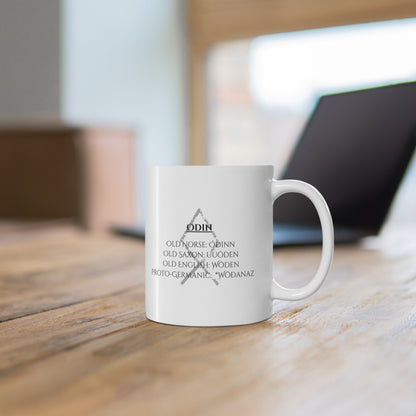 Odin, Ceramic Coffee Cup (white)