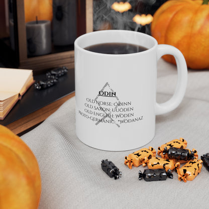 Odin, Ceramic Coffee Cup (white)