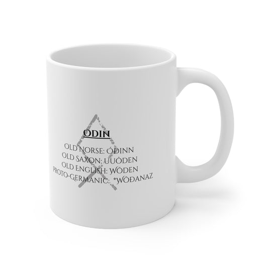 Odin, Ceramic Coffee Cup (white)