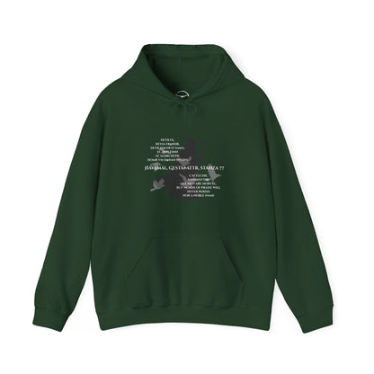 Hávamál - Stanza 77, Unisex Heavy Blend Hoodie