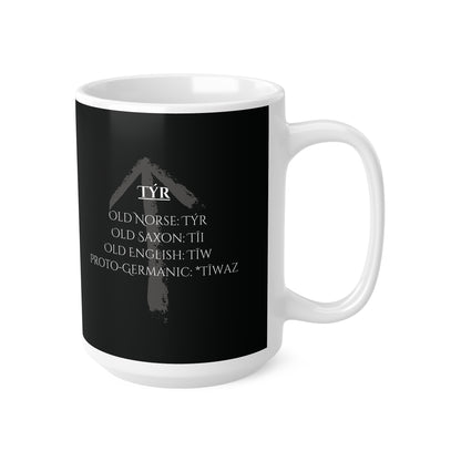 Tyr, Ceramic Coffee Cup (black)